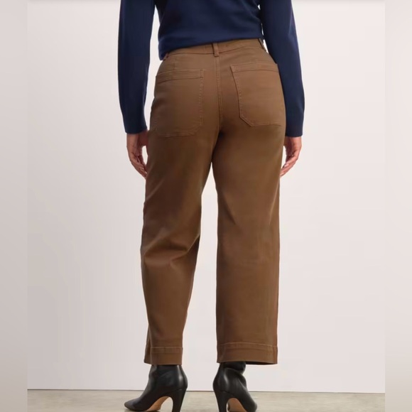 EUC Everlane The Utility Cropped Wide-Leg Pant Size 16 - Picture 2 of 7